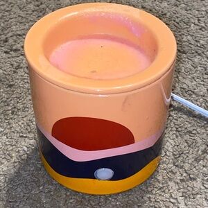 Vibrant Ceramic Art Candle Wax Melter